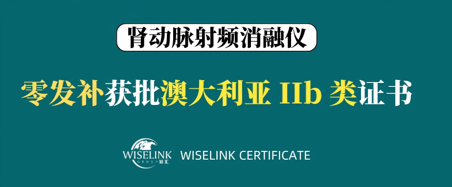 零发补！高风险！肾动脉射频消融仪获批澳大利亚 IIb 类证书！